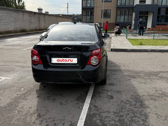 2012 Chevrolet Aveo II, чёрный - вид 1