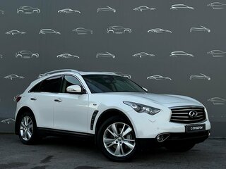 2012 Infiniti FX37 II (S51) Рестайлинг, белый, 1544200 рублей, вид 3