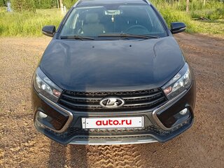 2019 Lada (ВАЗ) Vesta SW Cross I, чёрный, 900000 рублей, вид 1
