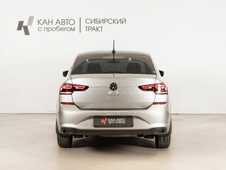 2021 Volkswagen Polo VI, серебристый, 1465000 рублей, вид 4