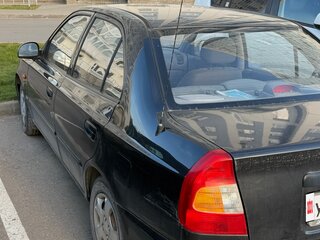 2009 Hyundai Accent ТагАЗ II, чёрный, 500000 рублей, вид 4