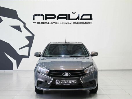 2016 Lada (ВАЗ) Vesta I, серый, 639900 рублей, вид 2
