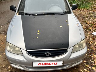 2008 Hyundai Accent ТагАЗ II, серый, 400000 рублей, вид 3