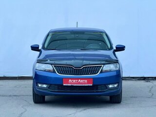 2018 Skoda Rapid I Рестайлинг, синий, 1050000 рублей, вид 4