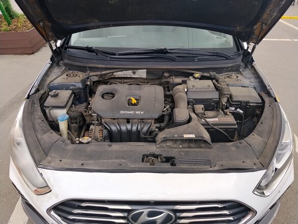 2018 Hyundai Sonata VII (LF) Рестайлинг, белый, 900000 рублей - вид 12