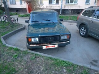 2007 Lada (ВАЗ) 2107, зелёный, 100000 рублей, вид 1