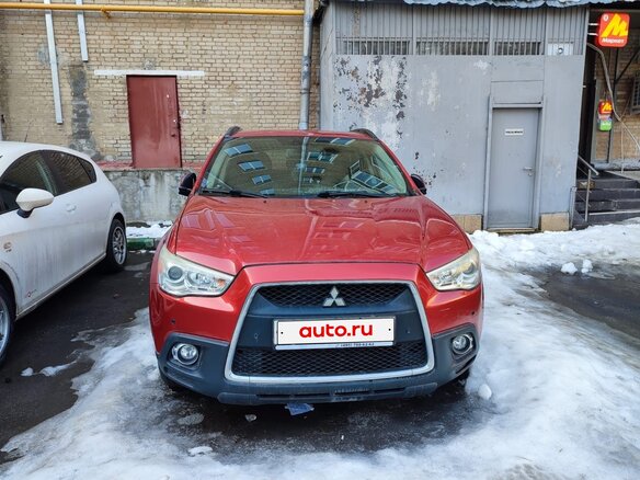 2011 Mitsubishi ASX I, красный, 1050000 рублей