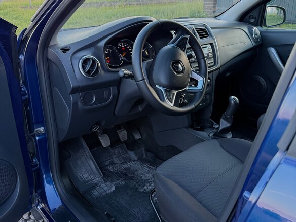 2019 Renault Logan II Рестайлинг, синий, 1030000 рублей - вид 12
