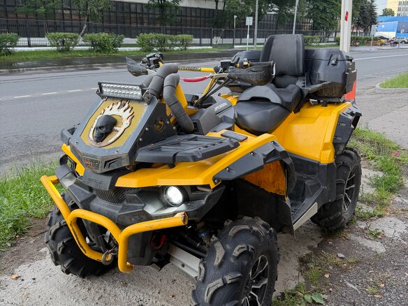 2021 Stels ATV-650 Guepard Trophy, жёлтый, 680000 рублей - вид 6