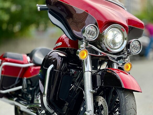 2010 Harley-Davidson Electra Glide, красный, 1150000 рублей - вид 22