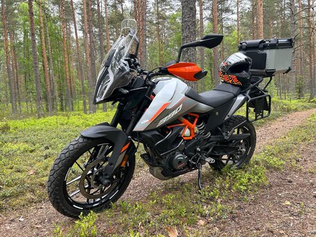 2023 KTM 390 Adventure, белый, 530000 рублей, вид 1