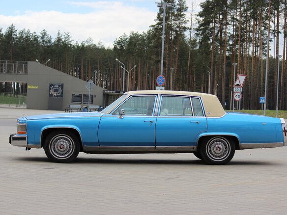 1989 Cadillac Brougham, синий, 2500000 рублей - вид 7