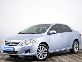 2008 Toyota Corolla AMT X (E140, E150), голубой, 819000 рублей, вид 3