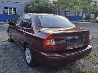 2008 Hyundai Accent ТагАЗ II, красный, 335000 рублей, вид 5