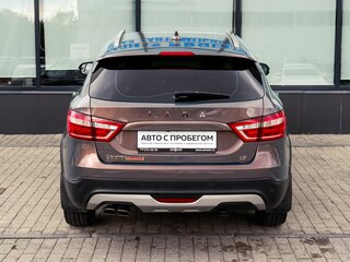 2019 Lada (ВАЗ) Vesta SW Cross I, голубой, 899000 рублей, вид 4