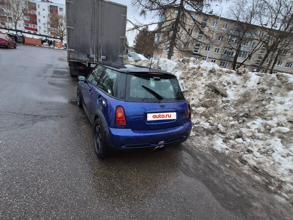 2003 Mini Hatch Cooper S I (R50), синий, 680000 рублей - вид 8