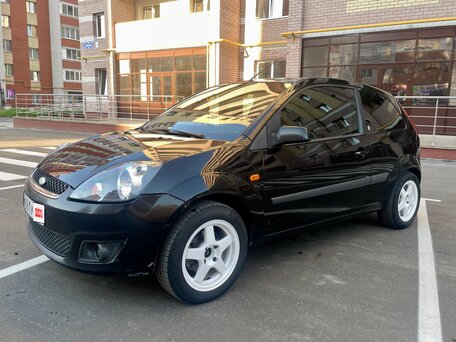 2007 Ford Fiesta Mk5, чёрный, 430000 рублей, вид 4