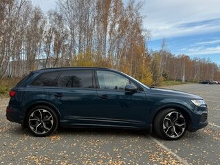 2021 Audi Q7 45 TDI II (4M) Рестайлинг, синий, 5999000 рублей, вид 4