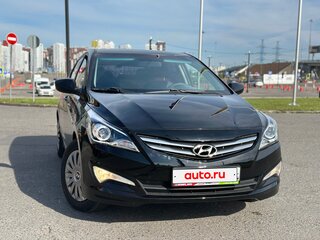 2016 Hyundai Solaris I Рестайлинг, чёрный, 1050000 рублей, вид 1