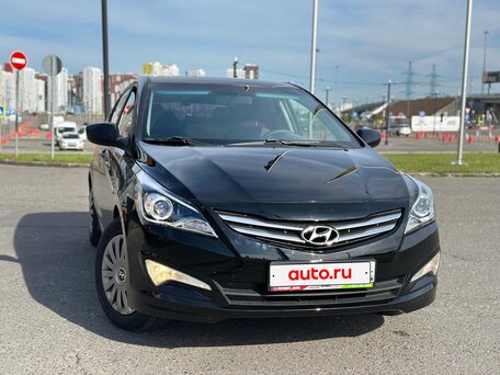 2016 Hyundai Solaris I Рестайлинг, чёрный, 1050000 рублей, вид 1