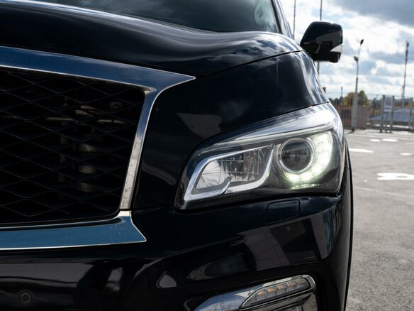 2017 Infiniti QX80 I Рестайлинг, чёрный, 3585000 рублей - вид 7
