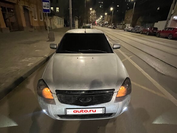 2007 Lada (ВАЗ) Priora I, серебристый, 210000 рублей