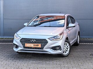 2018 Hyundai Solaris II, серебристый, 1199000 рублей, вид 1
