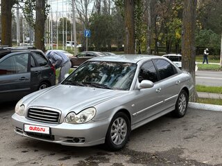 2004 Hyundai Sonata ТагАЗ IV (EF) Рестайлинг, серебристый, 450000 рублей, вид 2