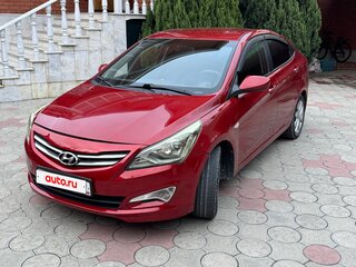 2016 Hyundai Solaris I Рестайлинг, красный, 850000 рублей, вид 1