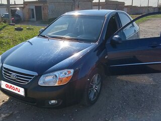 2007 Kia Cerato I Рестайлинг, синий, 440000 рублей, вид 1