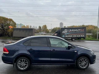 2012 Volkswagen Polo V, синий, 890000 рублей, вид 4