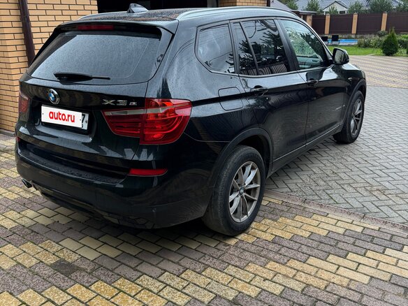 2015 BMW X3 20d xDrive II (F25) Рестайлинг, чёрный - вид 3