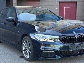 2017 BMW 5 серии 520d VII (G30/G31/G38), синий, 2451000 рублей, вид 2