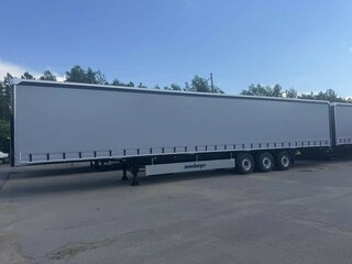 2026 Meusburger Тентованный полуприцеп, серебристый, 4350000 рублей, вид 4