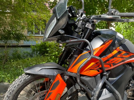 2019 KTM 790 Adventure, оранжевый, 800000 рублей, вид 4