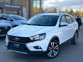 2019 Lada (ВАЗ) Vesta SW Cross I, белый, 1075000 рублей, вид 3