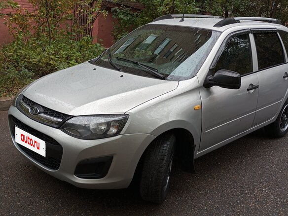 2015 Lada (ВАЗ) Kalina II, серебристый - вид 3