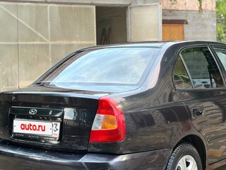 2008 Hyundai Accent ТагАЗ II, чёрный, 215000 рублей, вид 2