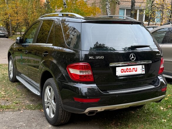 2010 Mercedes-Benz M-Класс 350 II (W164) Рестайлинг, чёрный, 1525000 рублей - вид 1