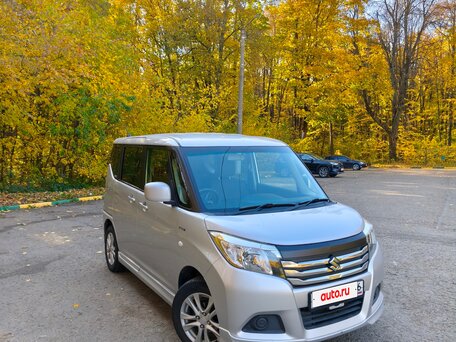 2015 Suzuki Solio II Рестайлинг, серебристый, 845000 рублей, вид 3