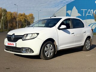 2014 Renault Logan II, белый, 399000 рублей, вид 1
