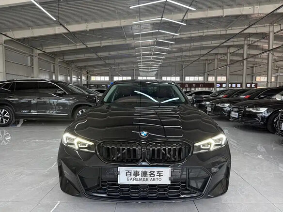 2023 BMW 3 серии 320Li VII (G2x) Рестайлинг, чёрный - вид 2