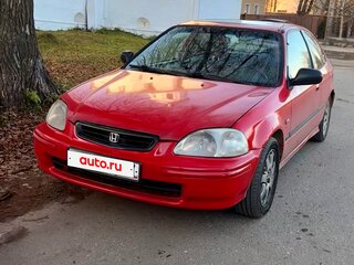 1996 Honda Civic VI, красный, 359000 рублей, вид 1