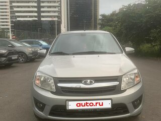 2014 Lada (ВАЗ) Granta I, серебристый, 725000 рублей, вид 2