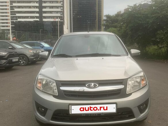 2014 Lada (ВАЗ) Granta I, серебристый, 725000 рублей - вид 1
