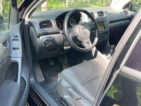 2012 Volkswagen Golf VI, чёрный, 825000 рублей - вид 13