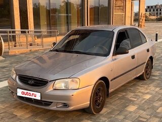 2008 Hyundai Accent ТагАЗ II, серебристый, 260000 рублей, вид 1