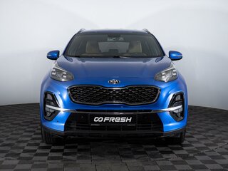 2018 Kia Sportage IV Рестайлинг, синий, 1930000 рублей, вид 3
