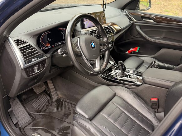 2021 BMW X4 20d II (G02), синий, 5385000 рублей - вид 3
