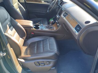 2016 Volkswagen Touareg II Рестайлинг, синий, 3050000 рублей, вид 4